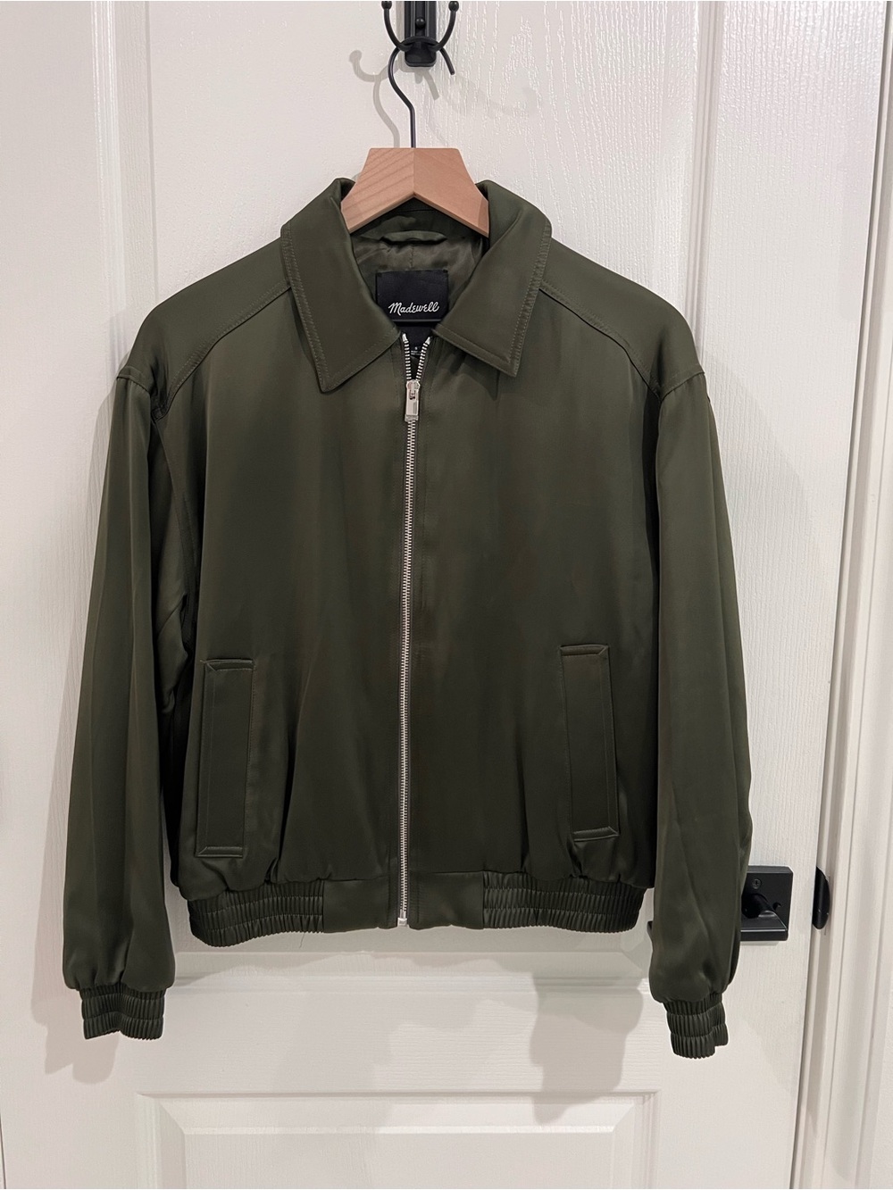 Madewell Relaxed Zip-Front Bomber Jacket